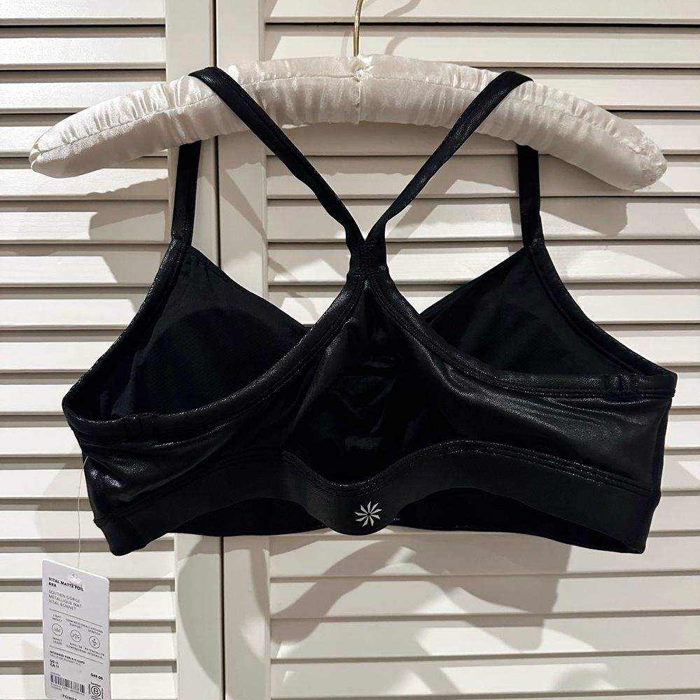 NWT Athleta Vital Matte Foil Bra - Picture 3 of 4